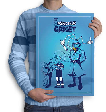Poster Inspecteur Gadget