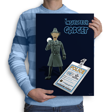 Poster Inspecteur Gadget