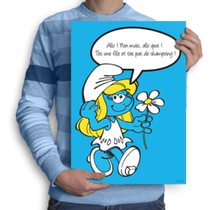 Poster Schtroumpfette