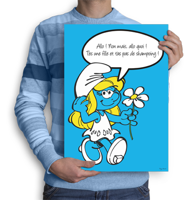 Poster Schtroumpfette