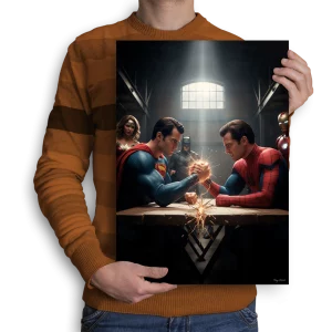 Poster Superman & Spiderman