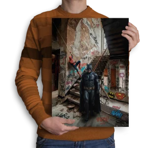 Poster Batman & Spiderman